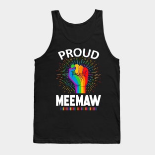 Proud Meemaw Gay Lgbt Tank Top